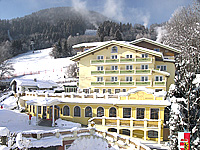 Hotel Berner in Zell am See directly at the ski slope. Ski in & Ski out location.