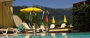 Geheitzter Pool im Sommer, Hotel Berner, Zell am See
