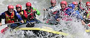 Raften auf der Salzach nahe Zell am See