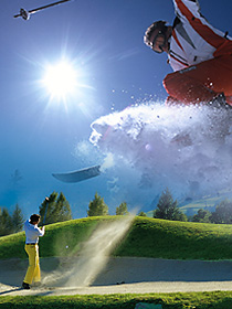 Championships in combination of ski and golf.
