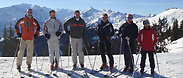 Every Monday we explore the skiarea with our guests.
