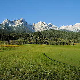 Hotel Berner in Zell am See, Golfplatz Urslautal in Maria Alm, Golfhotel.