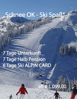 Mit dem Schnee Ok Paket den Winter in Zell am See geniessen!
