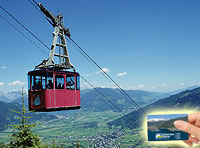 Free use of the cable car onto the Maiskogel with the Zell am See - Kaprun card.